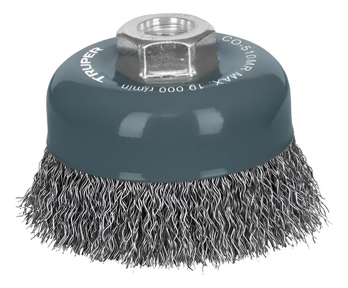 Carda De Copa, Alambre Ondulado Fino, 4 Truper Co-510mr