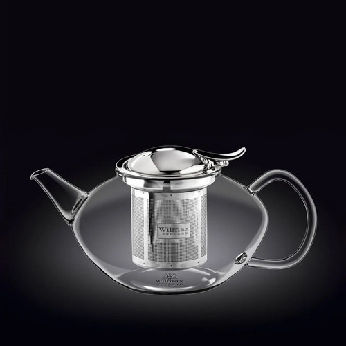 Tetera Vidrio C/ Infusor Inox Thermo 1100ml Glass Wilmax