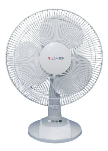 Ventilador De Mesa James Diametro 23cm Vmj9a - Cantidad De Aspas 3 Estructura Blanco Aspas Blanco Diámetro 9 Material De Las Aspas Plástico 22.86 Cm