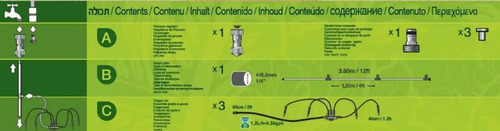 Kit De Riego Por Goteo Para Jardineras Y Macetas Elgo Cdk12 - Imagen 2