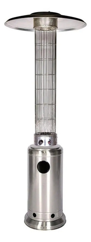 Estufa Supergas Cilíndrica Tubo De Vidrio Acero Inoxidable