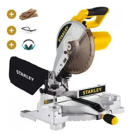 Sierra Ingletadora Stanley Aluminio O Madera 10 1500w Kirko - Imagen 2