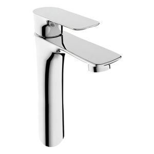 Monocomando Lavatorio Alto Gc Blaster Cromado Bronce Baño Pileta Plateado