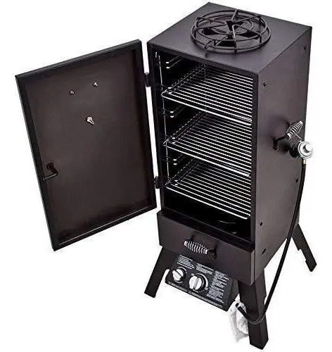Ahumador Vertical A Gas Char Broil 3 Rejillas