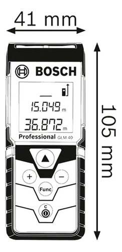 Medidor De Distancia Laser Bosch Glm40 (hasta 40 Metros) Kir - Imagen 5