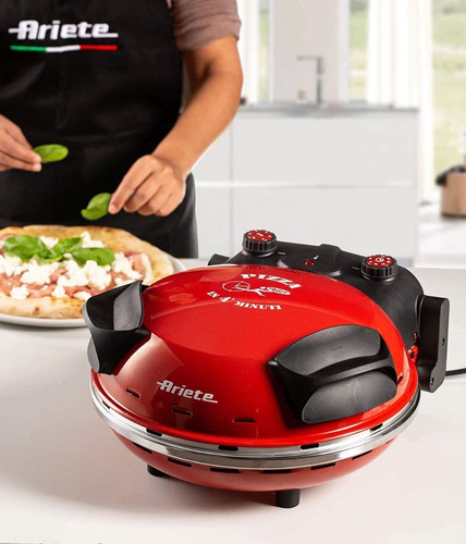 Horno De Mesa Eléctrico Ariete Horno De Pizza Rojo 220v - Imagen 3