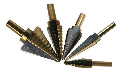 Mechas Conicas Broca Escalonada Equus 5 Unidades - Imagen 3