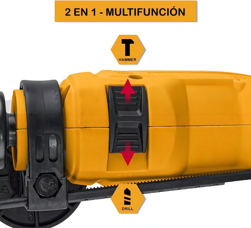 Ingco Uid6808 Taladro Percutor 1/2 110/v120v60hz 680w 0-3000rpm Color Amarillo. - Imagen 7