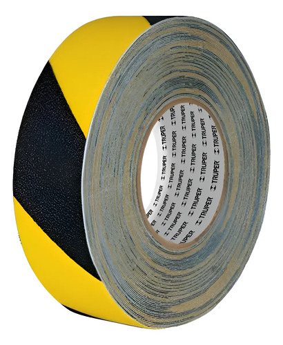 Cinta Antiderrapante Ama/negra 2'' Rollo 18m - Truper 101449