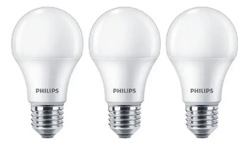 Kit X 3 Led Bulbo Opal E27 12w 950lm Luz Fría - Imagen 2
