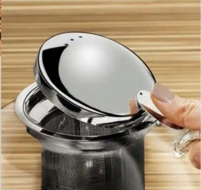 Tetera Vidrio C/ Infusor Inox Thermo 1100ml Glass Wilmax - Imagen 2