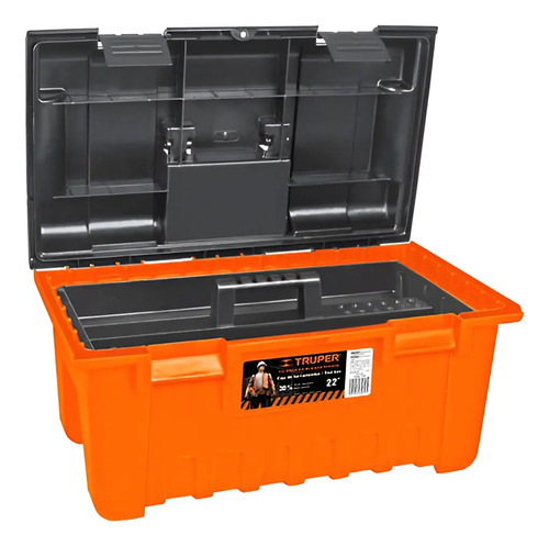 Caja Para Herramientas 56 X 31 X 28 Cm Truper Cha-22n Color