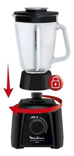 Licuadora Moulinex Powermix Glass 8v + Pulse 550w 1,75l - Imagen 6
