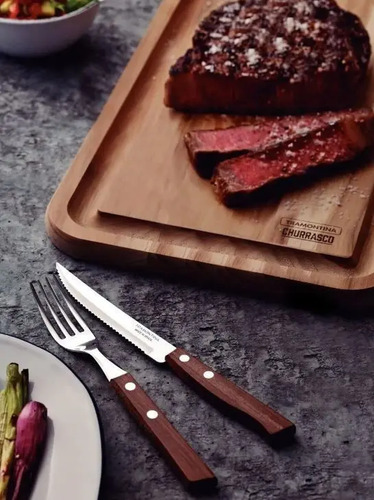 Juego De Cubiertos Para Asado Churrasco 12 Piezas Tramontina - Imagen 4