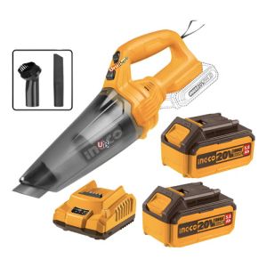 Aspiradora 20v Auto/varios +2 Baterias 4ah Y Cargador Ingco