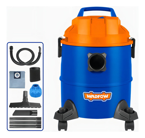 Aspiradora 20lt Tacho Plastico Seco Humedo Wadfow Wvr2a20 - Imagen 2