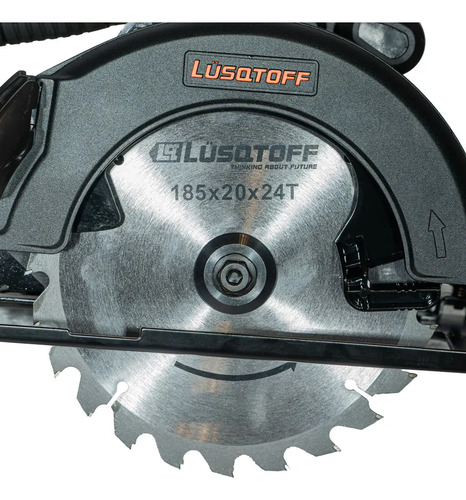 Sierra Circular Inalámbrica Brushless Profesional Black Series 20v 185mm Lusqtoff Frecuencia 50hz Csl4500-9b Negro - Imagen 11