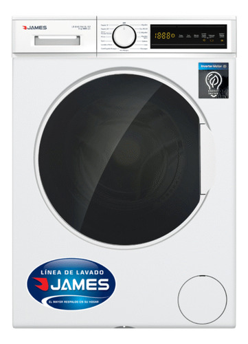 Lavarropas James Inverter Lr 8140 Inv Blanco 8kg - Imagen 3
