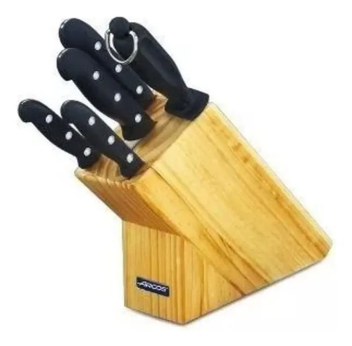 Juego De Coina Cuchillos Con Soporte Arcos 5 Pz