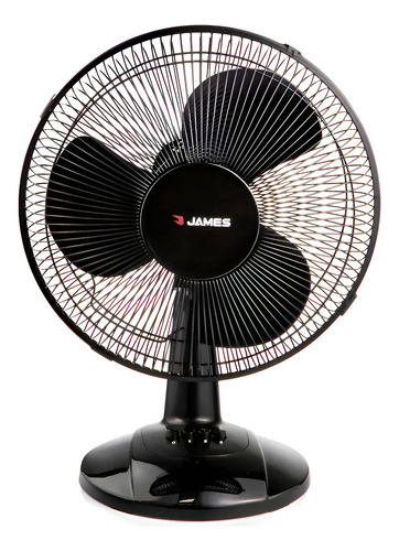 Ventilador De Mesa James 40w 3 Velocidades Vmj 12a Bk