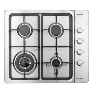 Anafe James A Gas 4h Agt Inox G3 De Empotrar