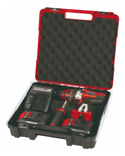 Taladro Percutor Li-ion 48 Nm 13 Mm 2 X 2.0 Ah Kit Rojo - Imagen 6