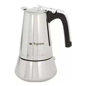 Cafetera Italiana Para Inducción Acero Inox 10 Tazas Tognana
