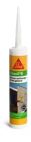 Sikasil E Sellador De Silicona Acido Antihongos Sika 280cc
