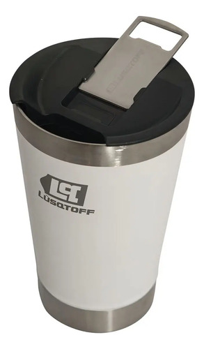 Jarro Vaso Termico Con Tapa 530 Ml Acero Inoxidable Lusqtoff - Imagen 2
