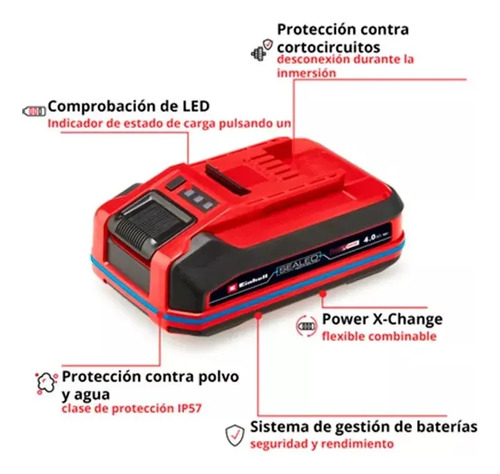 Batería Para Herramienta Eléctrica Einhell Sealed - Imagen 3
