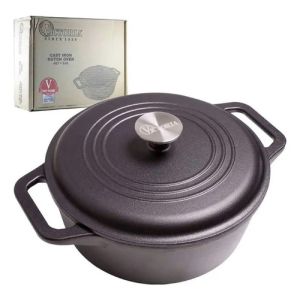 Olla Victoria Hierro Esmaltado 4l/24cm C/asas Kirkor