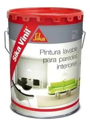 Pintura Interior Super Lavable Sika Vinil 20 Lt. Kirkor
