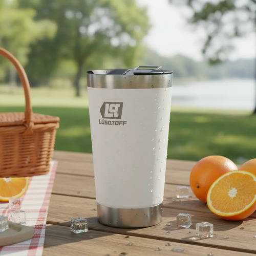 Jarro Vaso Termico Con Tapa 530 Ml Acero Inoxidable Lusqtoff - Imagen 3