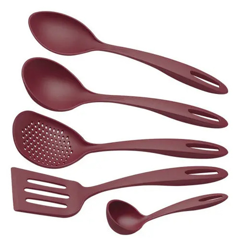 Juego Utensilios Rojo 5 Piezas Ability