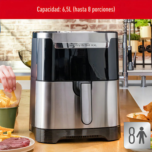 Freidora De Aire Moulinex Easy Fry & Grill Xxl 6,5lt - Imagen 3