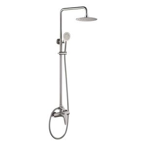 Barral Ducha Exterior Acero Inox Satinado Completo Rimontti