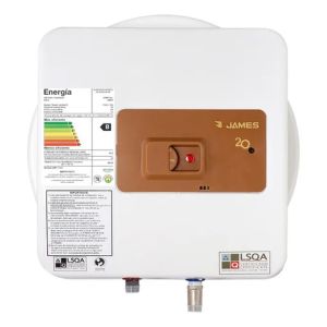 Calefon Termotanque James Cobre 20 Lts Color Blanco