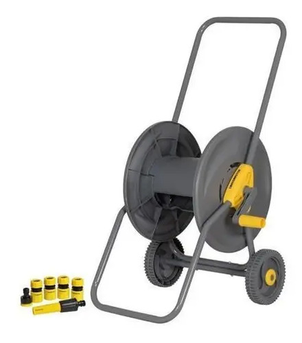 Carro Enrollador Manguera 1/2 Pulgada 60m Crossmaster + Acce