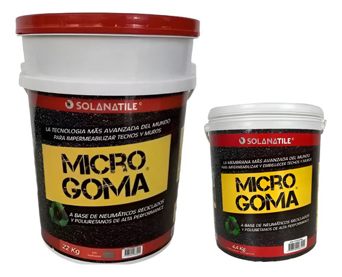Membrana Impermeabilizante Microgoma Azoteas 20+4