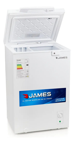 Freezer Horizontal James 99 Lts Fhj 100 Inverter Ehogar Color Blanco
