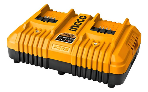 Cargador Rapido Inteligente Doble 20v P20s Ingco Fcli2034