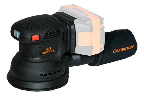Lijadora Roto Orbital Inalambrica Lusqtoff Black Series Frecuencia 50 Hz Lrl11000-9b Negro