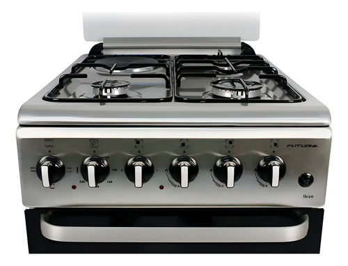 Cocina Combinada Futura Ibiza 50x60 Acero Inox Plateado - Imagen 3