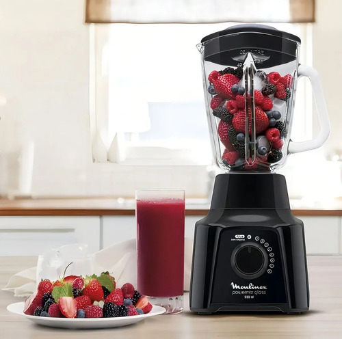 Licuadora Moulinex Powermix Glass 8v + Pulse 550w 1,75l - Imagen 2