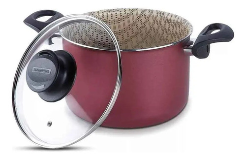 Olla Tramontina Teflon 22 Cm 6 Litros Antiadherente Paris Ro - Imagen 2