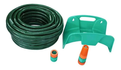Kit Manguera Reforzada 20 M + Soporte + Acople + Puntero - Imagen 5