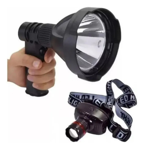 Foco Faro Mulita 10 Watts Recargable + Obsequio Un Minero