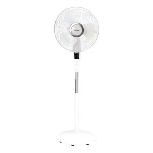 Ventilador De Pie James Vp-140en Con 3 Aspas Color Blanco Estructura Color Blanco, 40.64cm De Diámetro 40.64 Cm