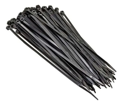 Collarín Negro Uv, 3,6x300mm, 100 Unidades