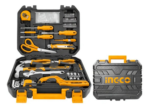 Kit Set 120 Caja De Herramientas Mano Ingco Hkthp21201